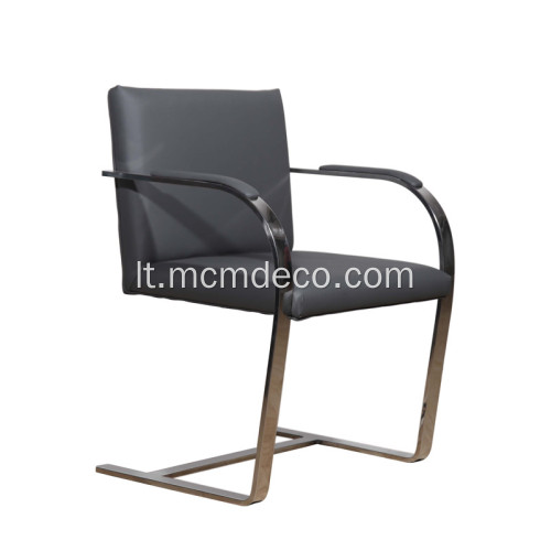 Moderni plokščio baro „Brno“ odos valgomojo kėdė